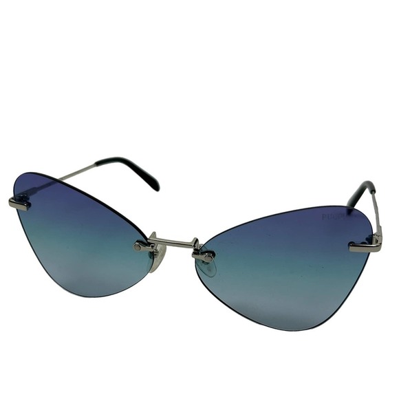 Emilio Pucci Blue Tinted EP13316Y Triangular Ombre Sunglasses - Picture 1 of 5